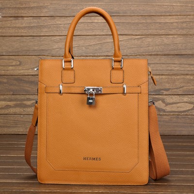 Hermès 最新款愛馬仕 高檔大氣H傢鎖扣頭層牛皮斜跨包 AD9108-3