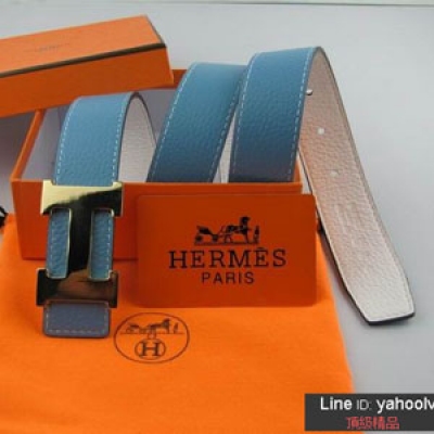 HERmES 愛馬仕 經典H頭 皮帶 H7341