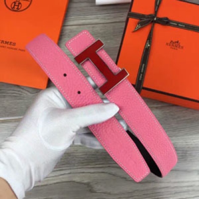 【愛馬仕HermeS】新款原版鋼扣→頻寬32mm→正反可用、精品純鋼五金扣頭，金色銀色可自由搭載、極簡之美、雅致中透露一種內斂、HermeS延續奢華極致的高貴線路（款號HH22）