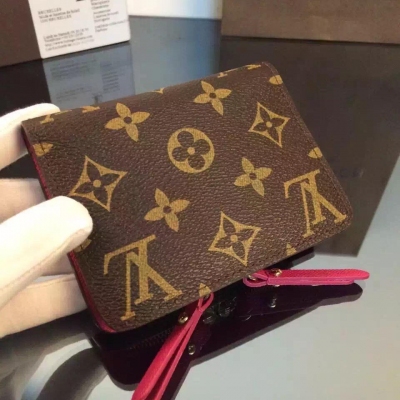 品牌 ：Louis Vuitton 型號 ：66703 顏色 ：老花配 備註 ：配發票 禮品袋 二維碼 全套包裝玫紅 尺寸 ：11.5-9