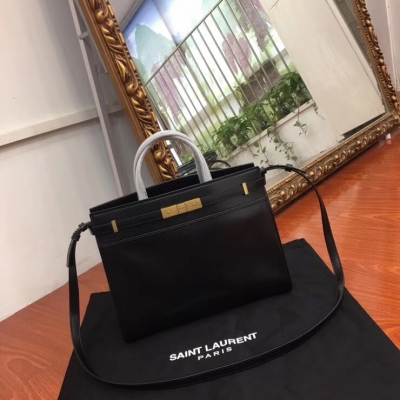 YSL聖羅蘭Yves Saint laurent SLP SAC MANHATTAN 第一眼看到它，我就為之迷惑，有一種愛馬仕鉑金包的感覺…那就是高級高級高級！容量超大！職場女性必備品，檔夾筆記本電腦都輕鬆收入囊中！讓你