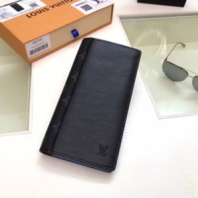 【LV頂級原單】Louis Vuitton M67728 路易威登此款由Epi皮革與Monogram帆布裁制而成的優雅Brazza錢夾是對路易威登經典標識的現代致敬，通過豐富的色彩與材料組合展現品牌特質以及活力風格。極為