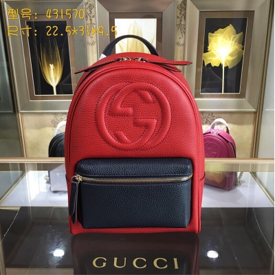 【Gucci 古馳】Gucci新款。市場頂級獨家控貨，專櫃品質 採用進口牛皮，原廠五金！精緻做工。 獨家實物拍照 品質如圖可見 。型號: 431570尺寸：寬22.5*高31*側寬9.5