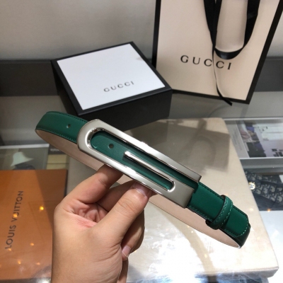 GUCCI古馳皮帶 2.5cm，長單G扣 專櫃古琦全新爆款上市 帶身採用進口牛皮製作，頭層牛皮砂底，使帶身不僅外觀無可挑剔而且身效果舒適