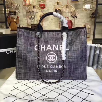 Chanel 大號沙灘包 王菲同款麻布包shopping bag春夏度假系列義大利面料訂購撐起整個包包氣場 高密度針織logo 正品開發五金絕對百搭能裝旅遊季必備單品