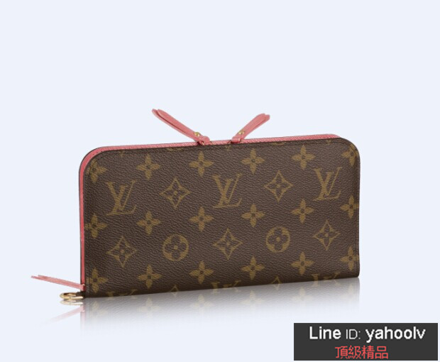 LV M60607 Insolite紅色兩折長夾