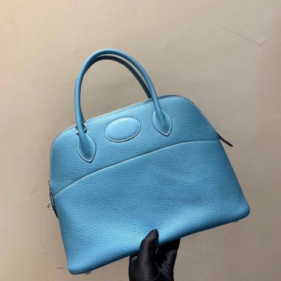 愛馬仕Hermes Bolide 31cm clemence 法國頂級tc皮 頂尖工藝 手縫蠟線