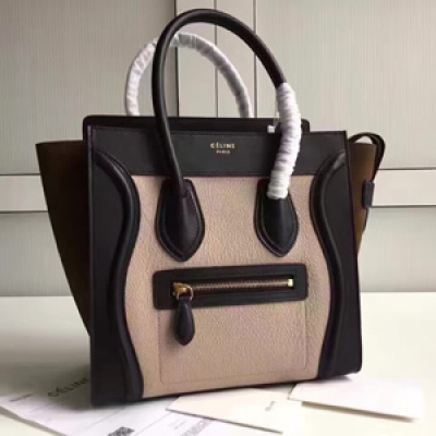 CéLINE 經典笑臉包 17專櫃最新新色 海外原單 柔軟小牛皮定制 羊皮內襯 完美精工手感很好 手柄弧度飽滿有型 可完美媲美專櫃每一處小細節 26cm 配送專櫃全套包裝