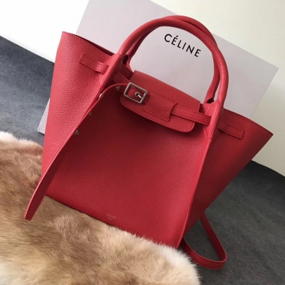 Celine Bigbag 2018新款Celine bigbag小號 兩用，可手挽可肩背，內外全皮，容量空間大！尺寸：24-22-26cm