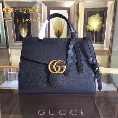 【GUCCI-古奇】十年打造專業GUCCI   市場頂級獨家控貨，專/櫃品質  採用進口牛皮，原廠五金！精緻做工。獨家實物拍照品質如圖可見 。款號：421890。尺寸：31.5*23*13。