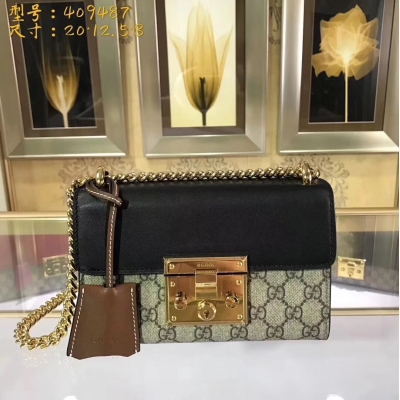 【GUCCI-古馳】十年打造專業GUCCI市場頂級獨家控貨，專櫃品質 採用進口牛皮，原廠五金！精緻做工。獨家實物拍照品質如圖可見 。款號：409487。尺寸：20*12.5*8