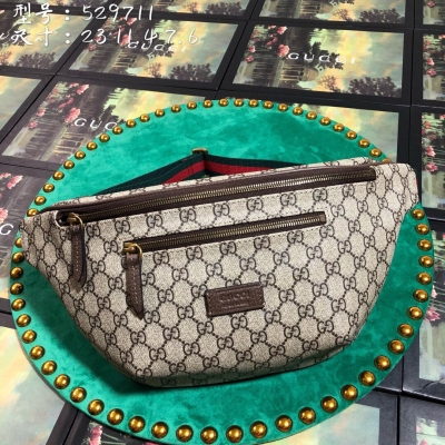 【Gucci古馳】Gucci新款。市場頂級獨家控貨，專櫃品質 採用進口牛皮，原廠五金！精緻做工。 獨家實物拍照 品質如圖可見。款號: 529711。尺寸：寬23*高11.4*側寬7.6