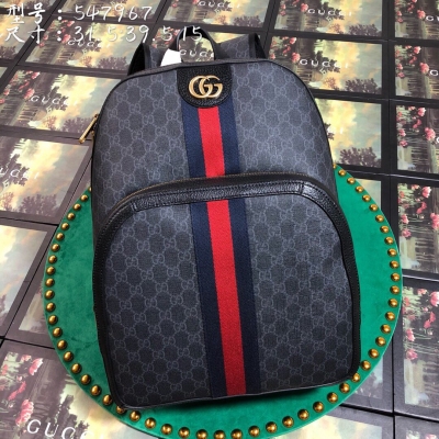 【Gucci古馳】Gucci 新款。市場頂級獨家控貨，專櫃品質 採用進口牛皮，原廠五金！精緻做工。 獨家實物拍照 品質如圖可見 。款號: 547967。尺寸：寬31.5*高39.5*側寬15