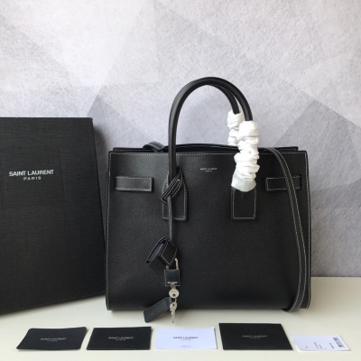 YSL Yves Saint laurent聖羅蘭 SLP 新款Sac de jour鑽石紋風琴包，原單貨 ，最新鑽石紋貴婦包，採用義大利進口皮料搭配原廠五金 細節決定成敗 正面鐫刻SaINT LAURENT標誌，側面風琴