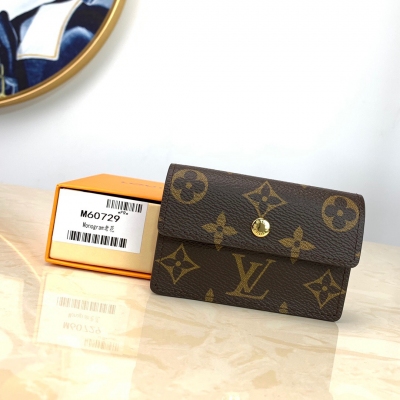 LOUIS VUITTON LV路易威登 M60729 Monogram 老花、雅致又實用的小皮包，供放零錢和鑰匙硬幣之用，小巧玲瓏，可輕易放到手袋或衣服口袋