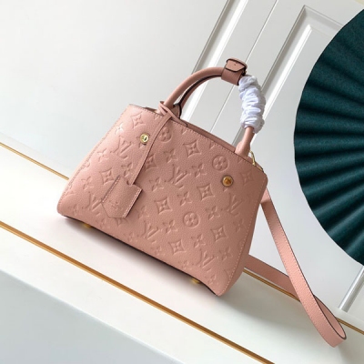 LOUIS VUITTON LV路易威登 M41053/M41048 小巧精緻的迷你款 Montaigne 手袋擁有多種攜帶方式，是商務女士的理想便攜包款。 其所採用的 Monogram Empreinte 皮革材質更令其