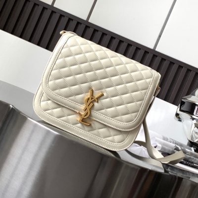 YSL聖羅蘭Yves Saint Laurent SLP SOLFERINO 羊皮格子款 IT BAG 必火爆款，還沒上市就攻陷了整個時尚圈，懷舊左岸，靈感來自巴黎左岸街名Rue De Solferino為名！包包採用義大利進口小羊皮，