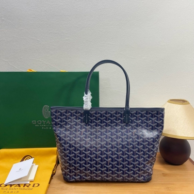 Goyard戈雅 原單貨 獨家包裝 GOyard Artois手提包，採用更為挺括的特殊帆布面料，全縫製拉鍊更突出日常實用性，Artois是唯一一款特有的紅線雙縫合設計，原版購入開發,兩個尺寸，小號:袋口40cm底長30cm高25cm寬14